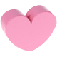 Perlina sagomata “Cuore” : rosa bambino