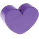 Perlina sagomata “Cuore” : blu viola