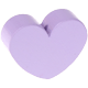 Perlina sagomata “Cuore” : lilla