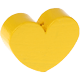Perlina sagomata “Cuore” : giallo