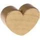 Perlina sagomata “Cuore” : oro