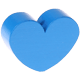 Perlina sagomata “Cuore” : blu medio