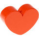 Perlina sagomata “Cuore” : arancione