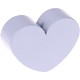 Perlina sagomata “Cuore” : blu pastello