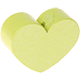 Perlina sagomata “Cuore” : madreperla limone