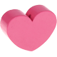 Perlina sagomata “Cuore” : rosa