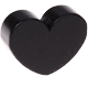 Perlina sagomata “Cuore” : nero