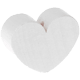 Perlina sagomata “Cuore” : bianco
