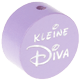 Perlina con motivo glitterato "Kleine Diva" : lilla