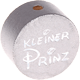 Perlina con motivo glitterato "Kleiner Prinz" : argento
