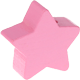 Perlina sagomata “Stella” : rosa bambino
