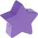 Perlina sagomata “Stella” : blu viola