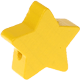 Perlina sagomata “Stella” : giallo