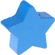 Perlina sagomata “Stella” : blu medio