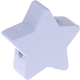 Perlina sagomata “Stella” : blu pastello