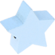 Perlina sagomata “Stella” : madreperla azzurro bambino