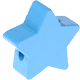 Perlina sagomata “Stella” : azzurra