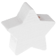 Perlina sagomata “Stella” : bianco