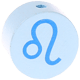 Perlina con motivo “Segni dello Zodiaco – azzurro” : Leone