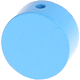 Motivperle Kreisform : skyblau