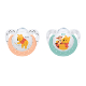 NUK Disney Winnie Silikon-Schnuller Girl : 0 - 6 mesi