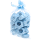 100 Sacchettini in organza assortiti 15cm x 10cm : azzurro bambino