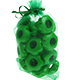 100 Sacchettini in organza assortiti 15cm x 10cm : verde