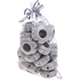 100 Sacchettini in organza assortiti 15cm x 10cm : grigio chiaro
