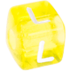 I Tuoi dadi arcobaleno in plastica con lettere (0,5 Kg) : L