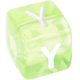 I Tuoi dadi arcobaleno in plastica con lettere (0,5 Kg) : Y