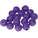15 Perline rigate 15 mm : blu viola