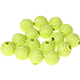 15 Perline rigate 15 mm : limone