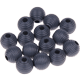 30 Perline rigate 10 mm : grigio