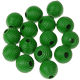 30 Perline rigate 10 mm : verde