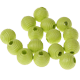 30 Perline rigate 10 mm : limone