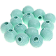 30 Perline rigate 10 mm : menta