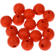 30 Perline rigate 10 mm : arancione