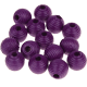 30 Perline rigate 10 mm : viola viola