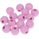 30 Perline rigate 10 mm : rosa