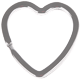 Anello portachiavi ''Cuore'' : argento