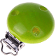 Clip semplice Ø 35mm : verde giallo