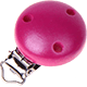 Clip semplice Ø 35mm : madreperla rosa scuro