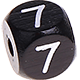Dadi neri con lettere ad incavo 10 mm : 7