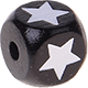 Dadi neri con lettere ad incavo 10 mm – Immagini : Stella