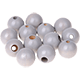 2 Perline di sicurezza 15 mm : grigio chiaro
