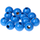 2 Perline di sicurezza 15 mm : blu medio