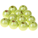 2 Perline di sicurezza 15 mm : madreperla limone