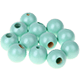 2 Perline di sicurezza 15 mm : madreperla menta