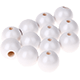 2 Perline di sicurezza 15 mm : madreperla bianco