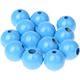 2 Perline di sicurezza 15 mm : azzurra